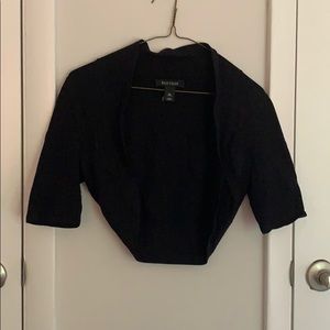 Short black sweater